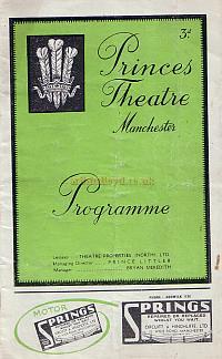Programme for 'Whiteoaks' at the Prince's Theatre, Manchester in May 1938.