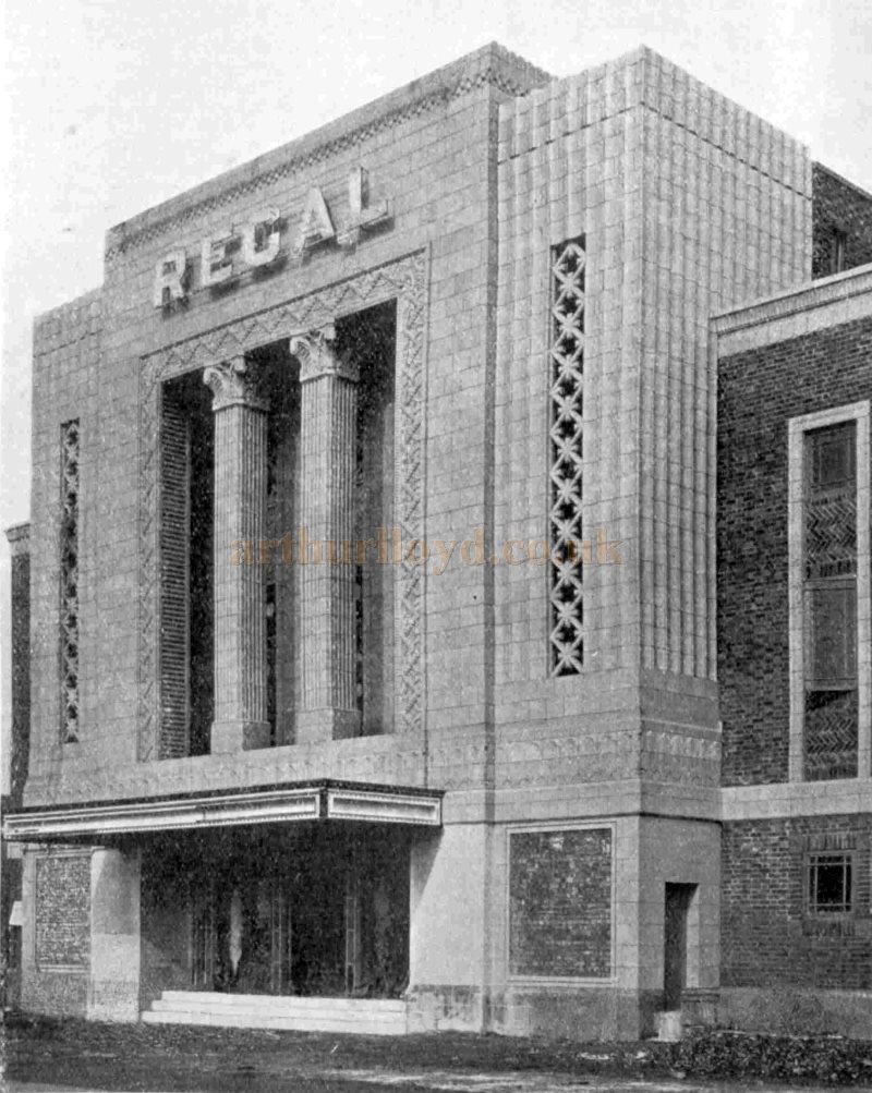 The Regal Theatre, Altrincham, Greater Manchester when it first opened in 1931 - From The Bioscope, 20th of May 1931.