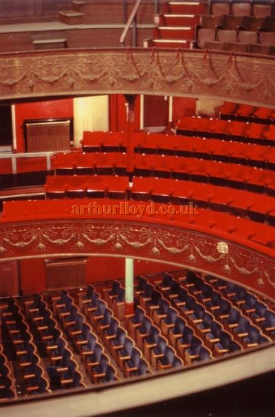 The auditorium of the Theatre royal, Hyde in 1981 - Courtesy Ted Bottle.