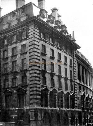 Marconi House, Strand in April 1950 - Courtesy John A. Strubbe F.R.I.B.A.