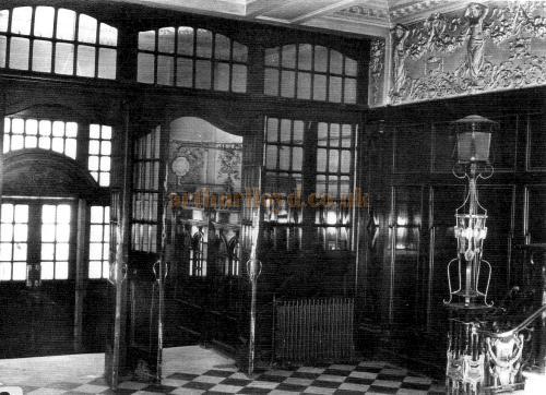 Inside Marconi House, Strand in March 1950 - Courtesy John A. Strubbe F.R.I.B.A.
