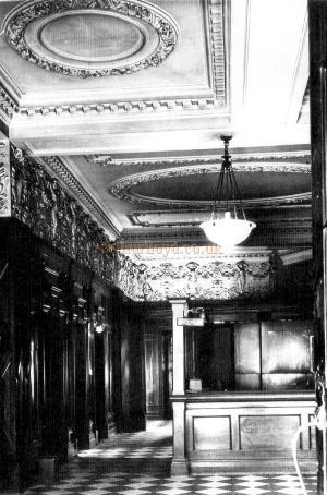 Inside Marconi House, Strand in March 1950 - Courtesy John A. Strubbe F.R.I.B.A.