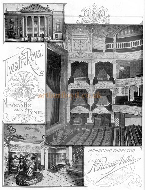 Photographs from the Arthurian Annual of 1904 on the Theatre Royal, Newcastle - Kindly donated by Shirley Cowdrill.
