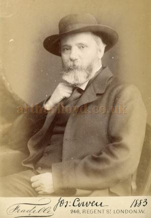 An image of Joseph Cowen MP - Courtesy Graeme Smith.