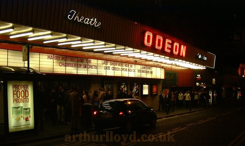 The Odeon, Newcastle on the night of its closure - Courtesy John Wood.