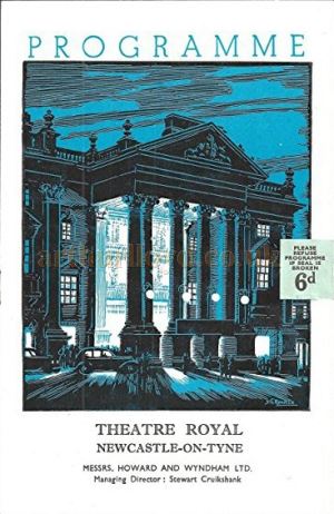 A Newcastle Theatre Royal programme cover under the management of Howard & Wyndham Ltd - Courtesy Graeme Smith.
