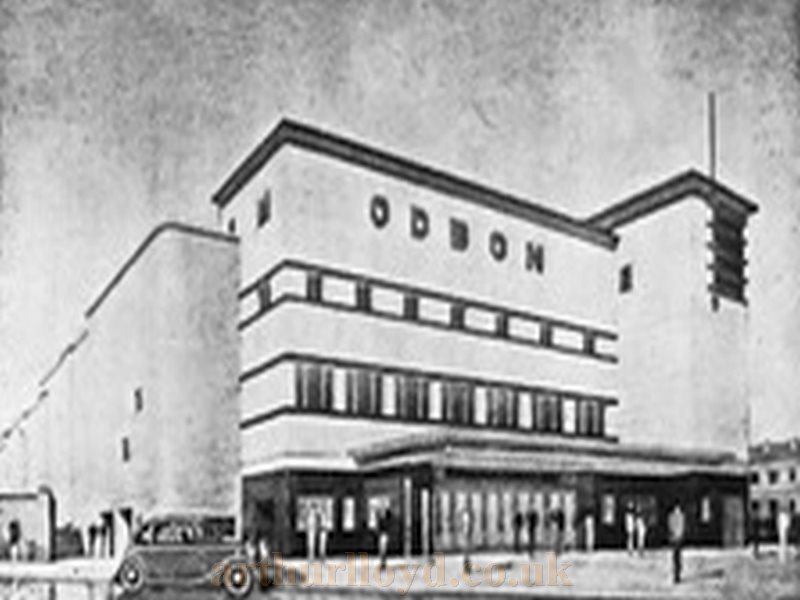 The Odeon Theatre, Dalston - From a James Watt Ltd Construction Advertisement as shown with a Public Domain Licence on the Cinema Treasures Website.