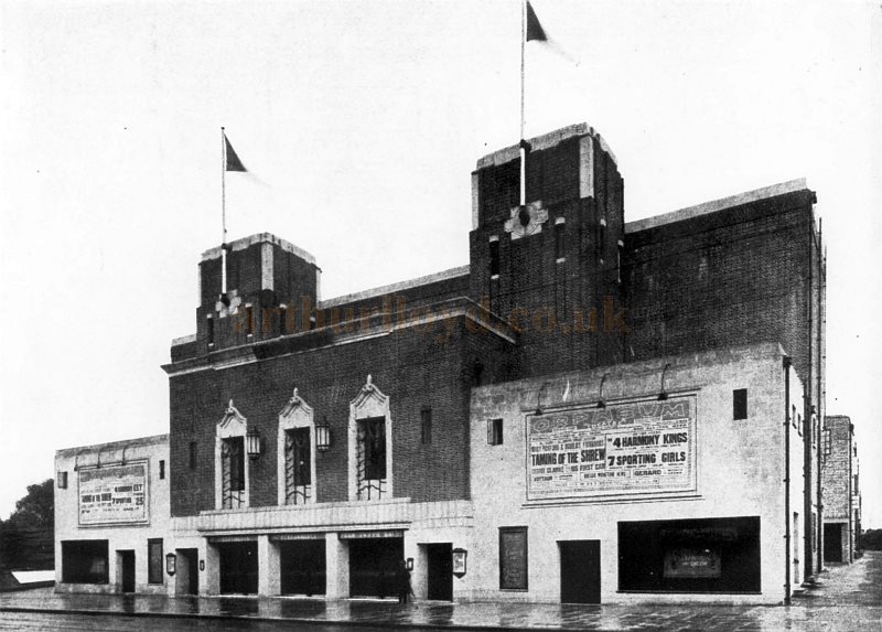 The Orpheum Theatre, Finchley Road, London when it first opened in 1930 - From The Architect's Journal, 10th of December 1930.