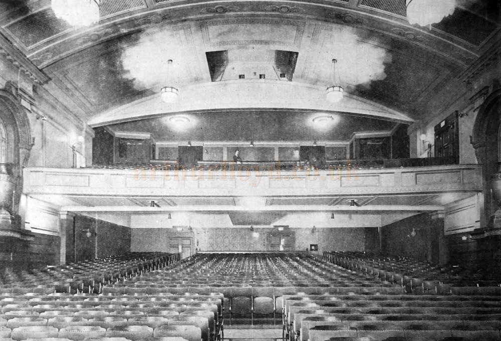 The Auditorium of the the Oxford Cinema, later Odeon Cinema, Magdalen Street, Oxford in 1924 - From The Builder, July 11th 1924.