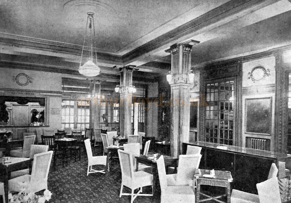 The Lounge at the Oxford Cinema, later Odeon Cinema, Magdalen Street, Oxford in 1924 - From The Builder, July 11th 1924.