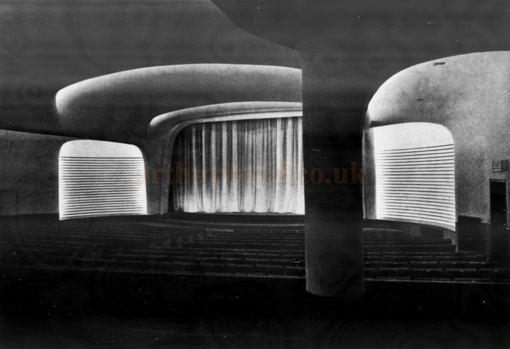 The Auditorium of the Paris Cinema when it first opened in 1939 - From The Architects' Journal, 18th of May 1939. 