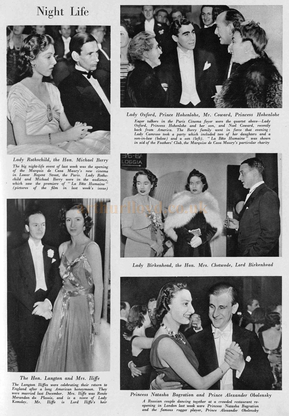 An Illustrated Article on the Opening of the Paris Cinema in 1939 - From The Bystander, 26th of April 1939.