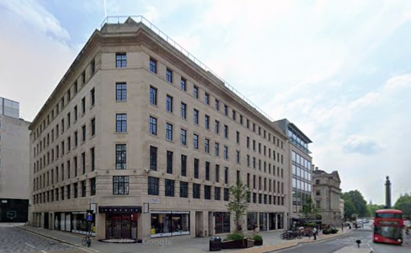 A Google StreetView Image showing Rex House, Lower Regent Street, London in 2021, which formerly also housed the Paris Cinema / the BBC's Paris Studios - Click to Interact.