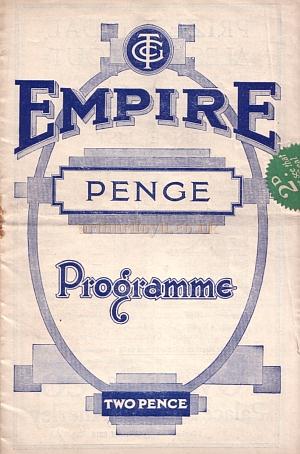 A programme for 'The Bing Boys Are Here' at the Penge Empire, February 18th 1935 - Courtesy Roy Cross - Click to see more of this programme.