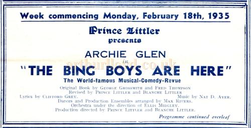The Bing Boys Are Here