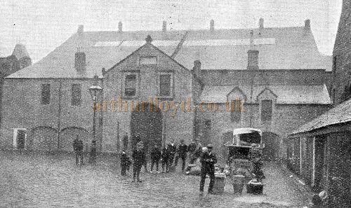 The old City Hall, Perth before demolition in 1908 - Courtesy Graeme Smith.