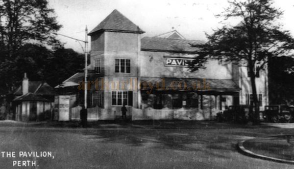 A Postcard showing Perth`s Pavilion Theatre, South Inch - Courtesy Graeme Smith.