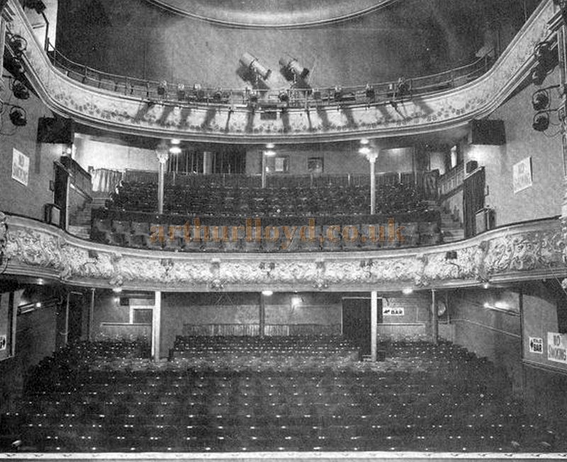A view from Stage of the Perth Theatre Auditorium in 1953 - Courtesy the Perth Theatre Project team.