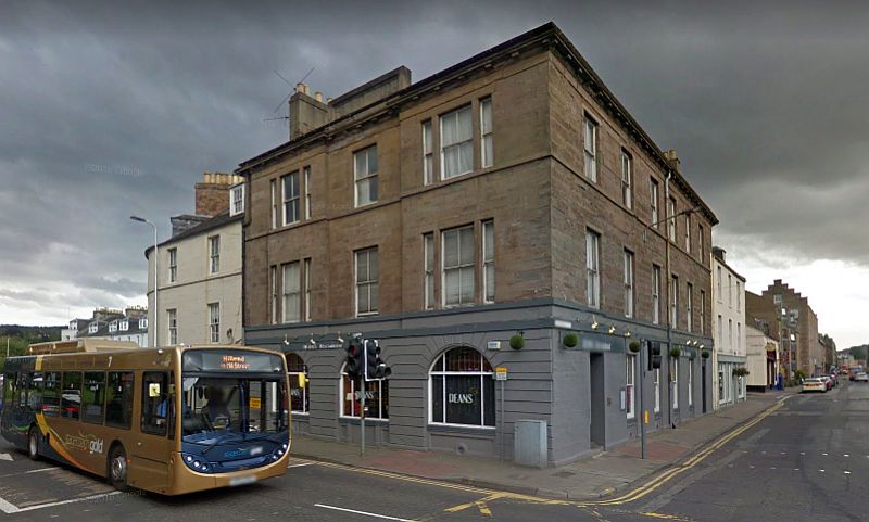 A Google StreetView Image showing Atholl Street, Perth and the former Theatre Royal building - Click to Interact. 