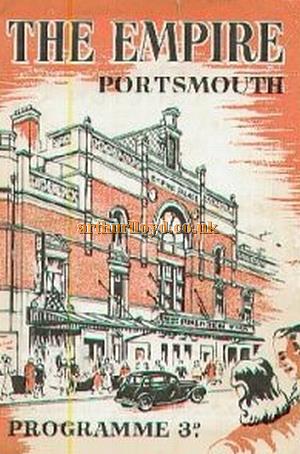 A typical mid 20th century programme cover for the Portsmouth Empire.