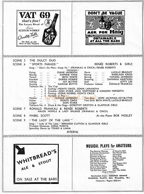 Programme for 'Folies De Can-Can' at the newly built Prince Of Wales Theatre in 1938