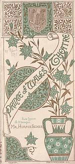 A Programme for 'L'Enfant Prodigue' at the Prince of Wales Theatre in 1891 - Click to see the entire programme.