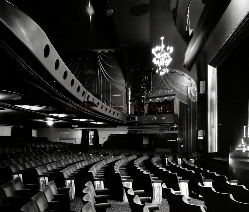 The Auditorium of the Prince of Wales Theatre in the 1980s - From a Photograph displayed in the Theatre's FOH areas whilst I was working there in 2010, the image has been enhanced to remove artefacts - M.L. 2010.
