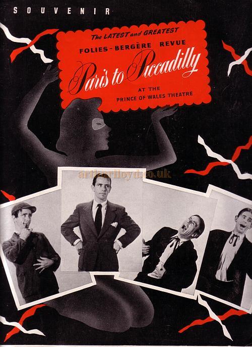A Programme for 'Paris to Piccadilly' at the Prince of Wales Theatre