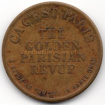A Theatre Token for 'Ca C'est Paris' at the Prince of Wales Theatre in 1933 - Courtesy Alan Judd