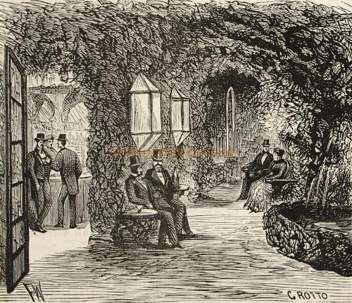 A sketch of the Grotto at the Prince's Theatre - Courtesy Delfont Mackintosh Theatres.