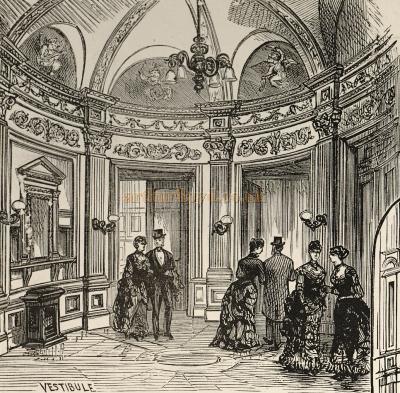 - A sketch of the vestibule of the Prince's Theatre - Courtesy Delfont Mackintosh Theatres.