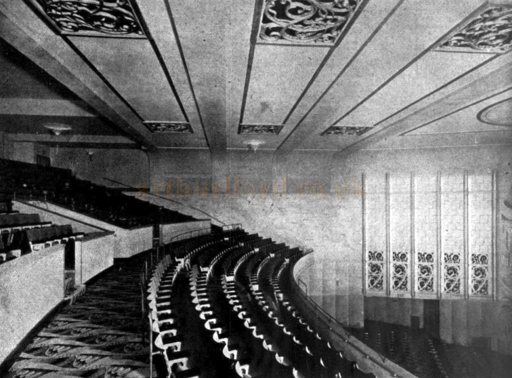 The Auditorium Circle of the Regal Theatre, Kennington - From The Builder, 7th of January 1938. 