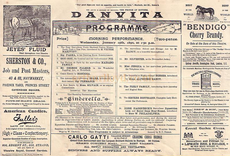 Click to return to the Royal Opera House, Covent Garden Page