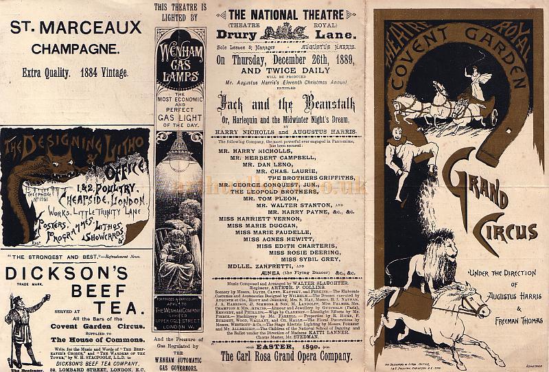 Click to return to the Royal Opera House, Covent Garden Page