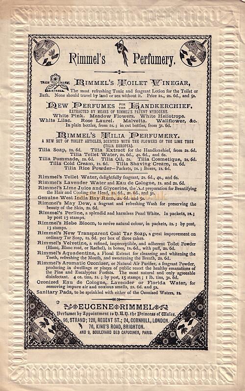 A Programme for 'Mascotte' at the Royal Strand Theatre, London in 1882