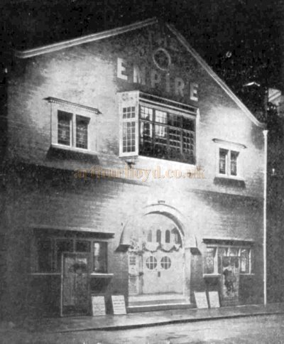 The Empire Cinema, Rugby in 1914 - From The Bioscope, 25th of June 1914.