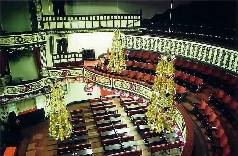 The auditorium of the Victoria Theatre, Salford in January 1989 - Courtesy Ted Bottle