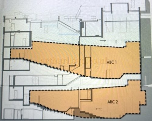 A Plan showing how the Saville Theatre was converted into a Twin Screen ABC Cinema in 1970 - Courtesy Martin Clark.
