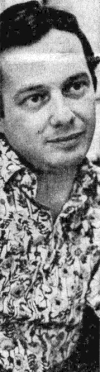 A photograph of Brian Epstein from and article on his death in the Liverpool Daily Post, 28th of August 1967.