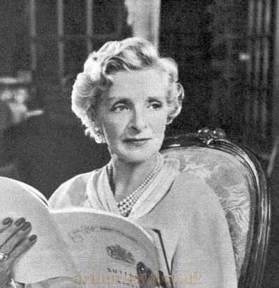 Film and Stage Star Gladys Cooper - From The Sketch, Wednesday the 16th of January 1957.