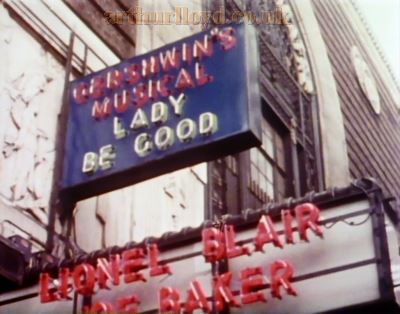 The Saville Theatre during the run of the George Gershwin Musical 'Lady Be Good' in 1968, with Lionel Blair and Joe Baker - Courtesy Piers Caunter.