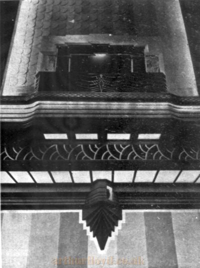 One of the Auditorium Boxes at the Saville Theatre when it first opened in 1931 - From The Architectural Review Vol 70 1931.