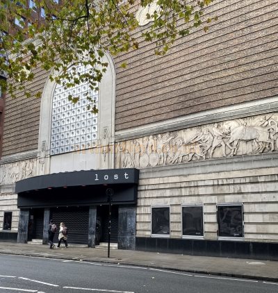 The Former Saville Theatre whilst being operated as a venue called 'Lost' in October 2025 - Courtesy Martin Clark.