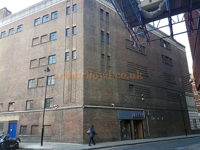 The Side Elevation of the former Saville Theatre in March 2018 - Photo M.L.