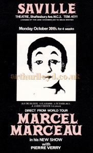 Marcel Marceau Flyer