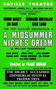 A Midsummer Night's Dream Flyer