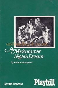 A Midsummer Night's Dream Programme