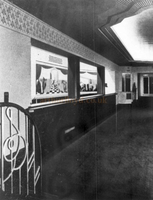 The Stalls Bar at the Saville Theatre - From The Architectural Review 1933.