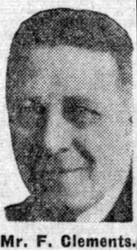 Fred Clements - From the Nottingham Evening Post, 21st of November 1941.