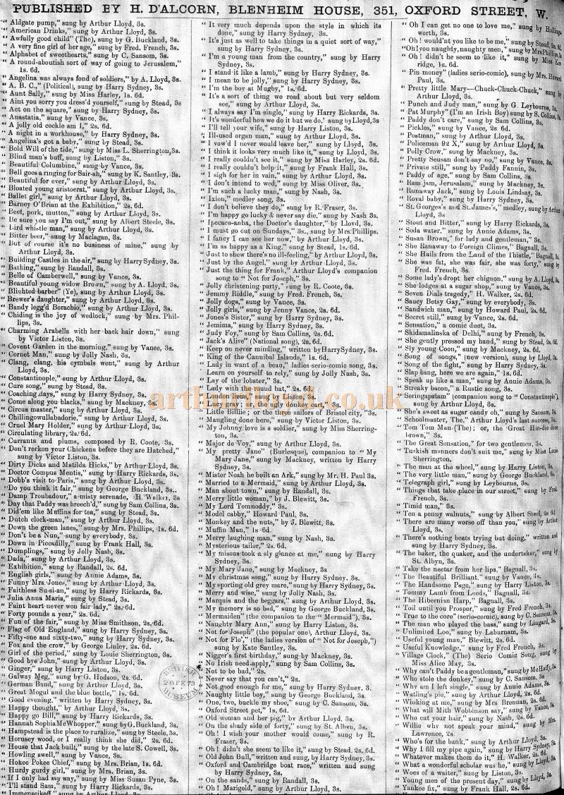 Arthur Lloyd's 'Bob Baker' - Courtesy Colin McIntyre